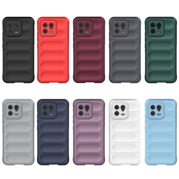 For Xiaomi 13 Magic Shield TPU + Flannel Phone Case