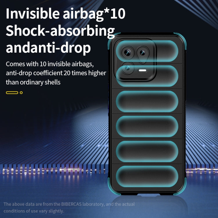 For Xiaomi 13 Magic Shield TPU + Flannel Phone Case