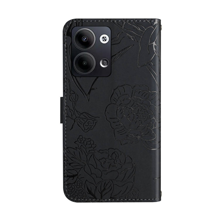 For OPPO Reno9 / Reno9 Pro HT03 Skin Feel Butterfly Embossed Flip Leather Phone Case