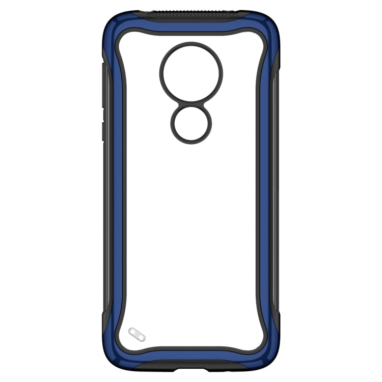 For Motorola Moto G7 Power Blade Series Transparent AcrylicProtective Case