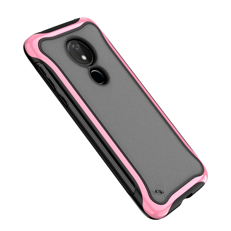 For Motorola Moto G7 Power Blade Series Transparent AcrylicProtective Case