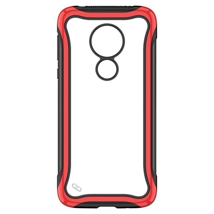 For Motorola Moto G7 Power Blade Series Transparent AcrylicProtective Case