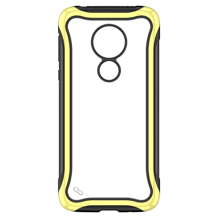 For Motorola Moto G7 Power Blade Series Transparent AcrylicProtective Case