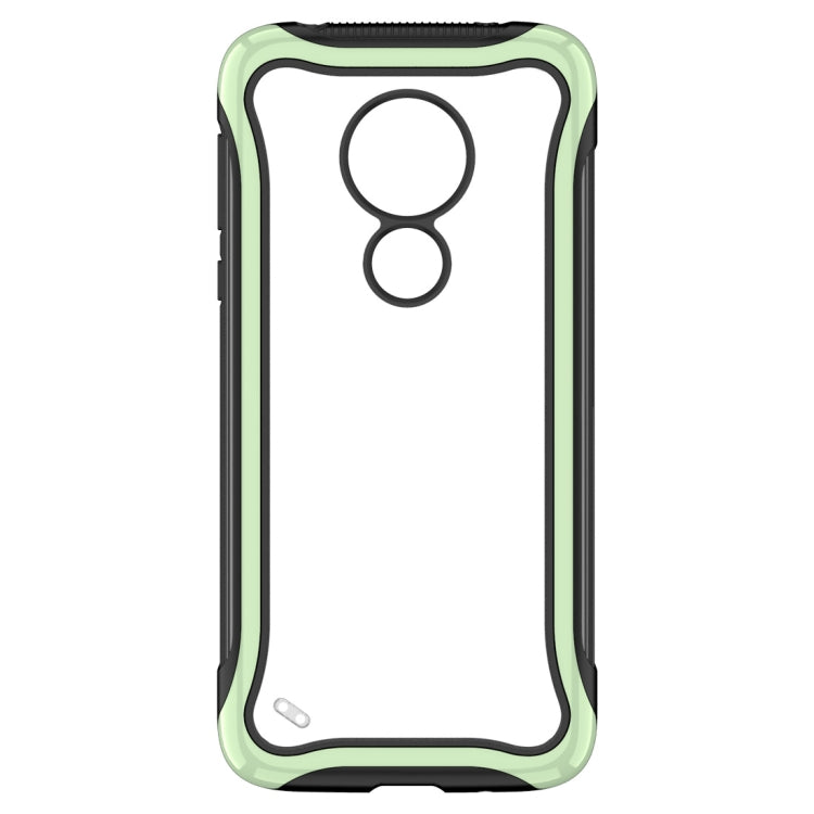 For Motorola Moto G7 Power Blade Series Transparent AcrylicProtective Case