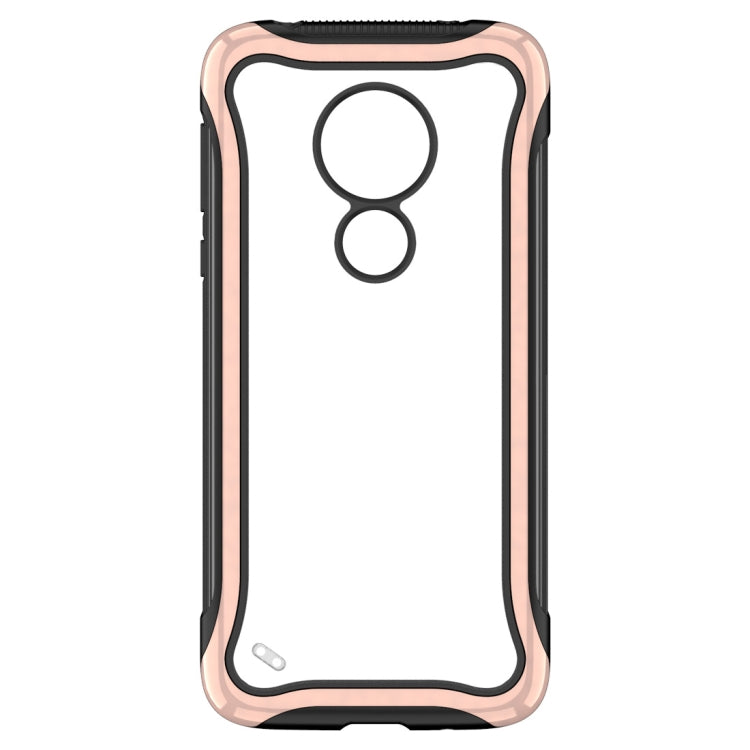 For Motorola Moto G7 Power Blade Series Transparent AcrylicProtective Case