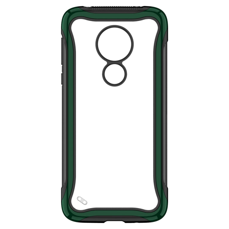 For Motorola Moto G7 Power Blade Series Transparent AcrylicProtective Case