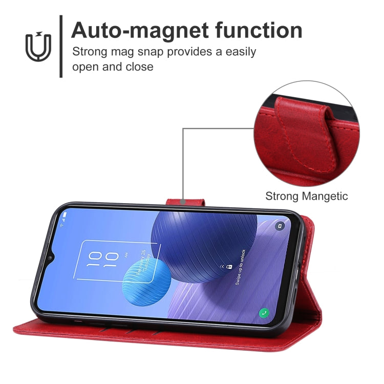 For TCL 408 Leather Phone Case