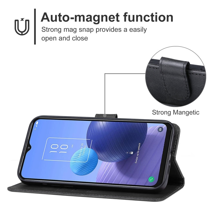 For TCL 408 Leather Phone Case