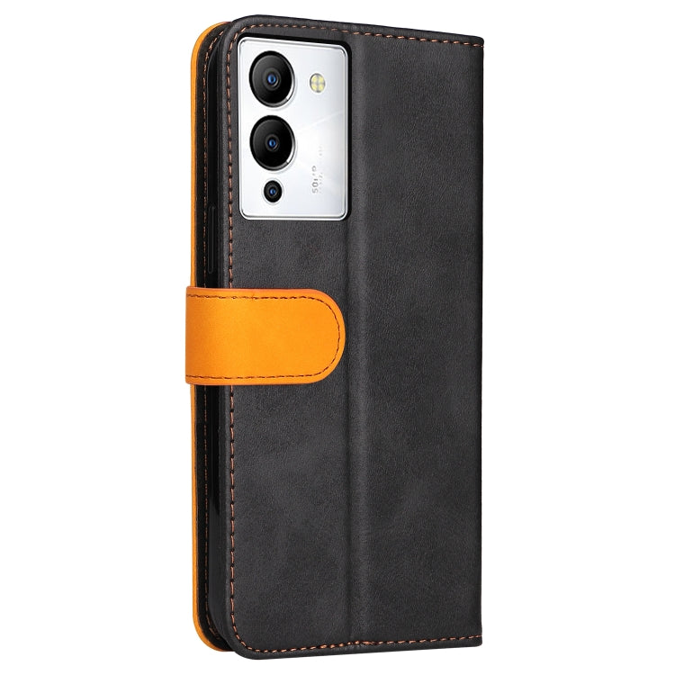 For Infinix Note 12 / G96 Stitching-Color Leather Phone Case