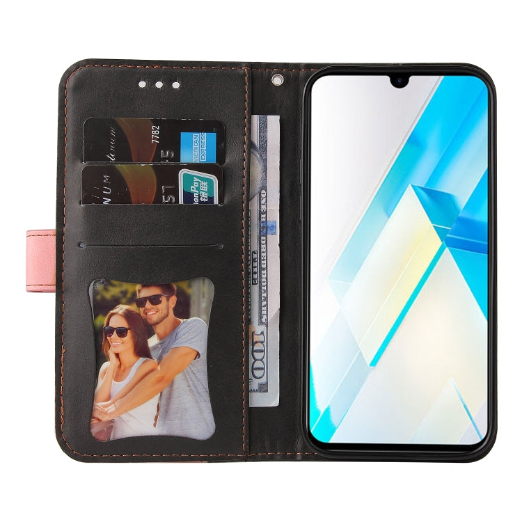 For Infinix Note 12 / G96 Stitching-Color Leather Phone Case