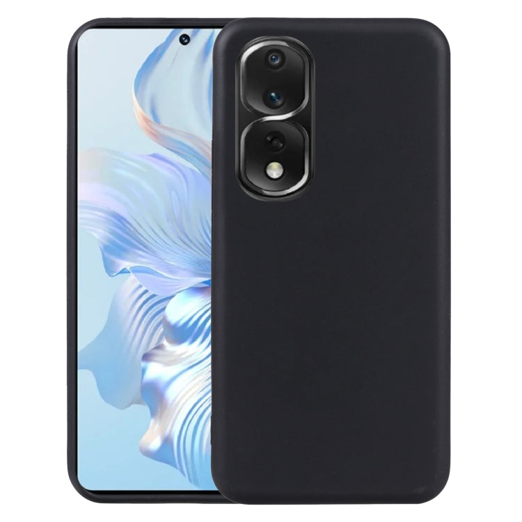 For Honor 80 Pro Flat TPU Phone Case(Black)