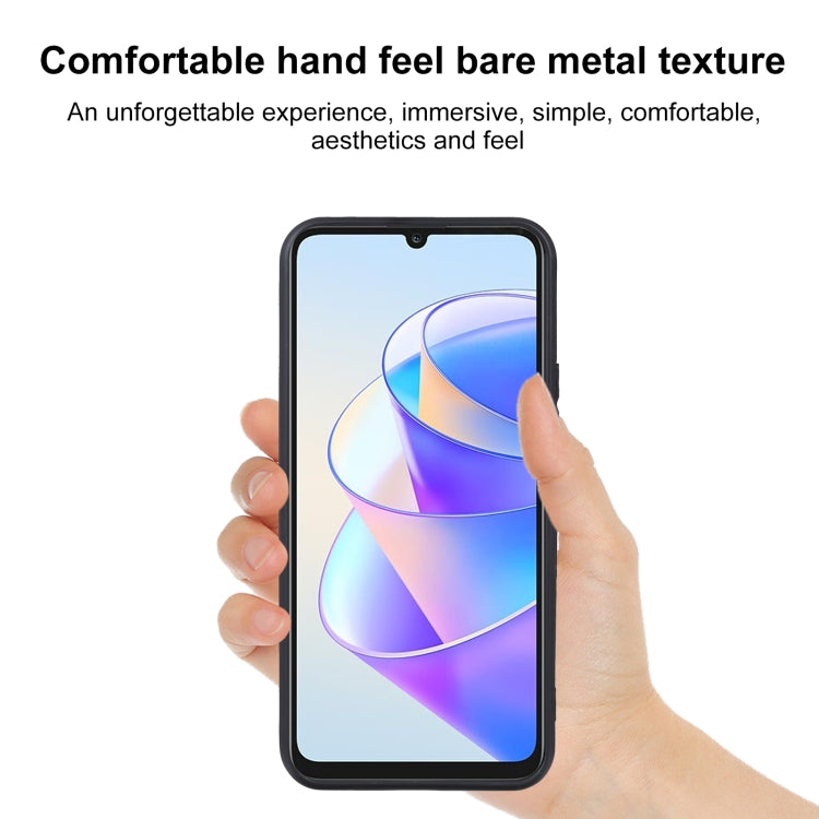 For Honor X7a TPU Phone Case(Black)