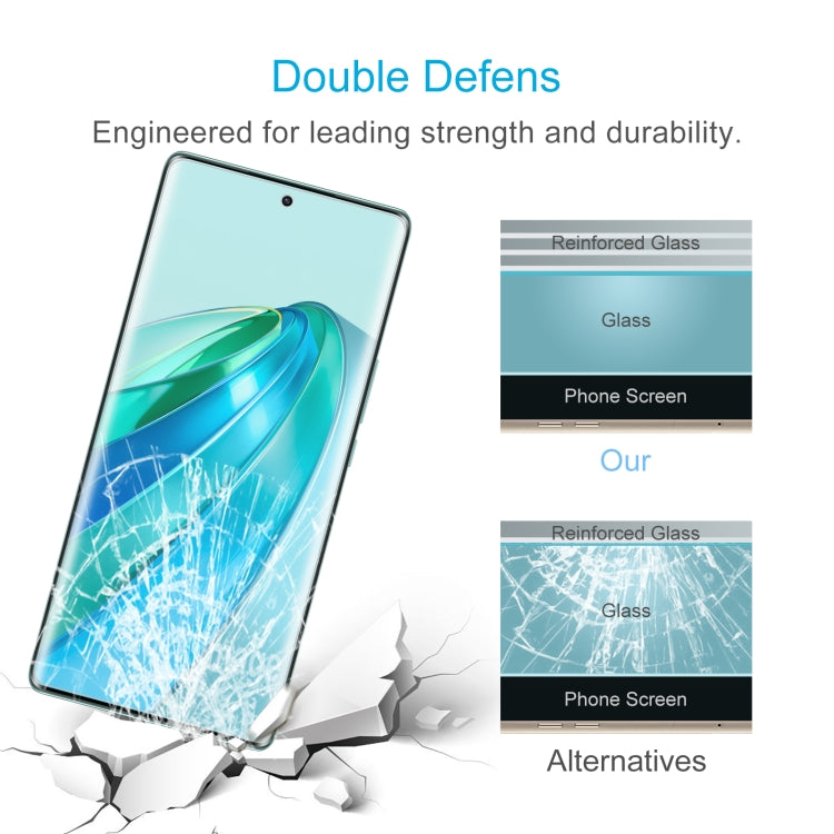 For Honor X9a 10pcs 0.26mm 9H 2.5D Tempered Glass Film