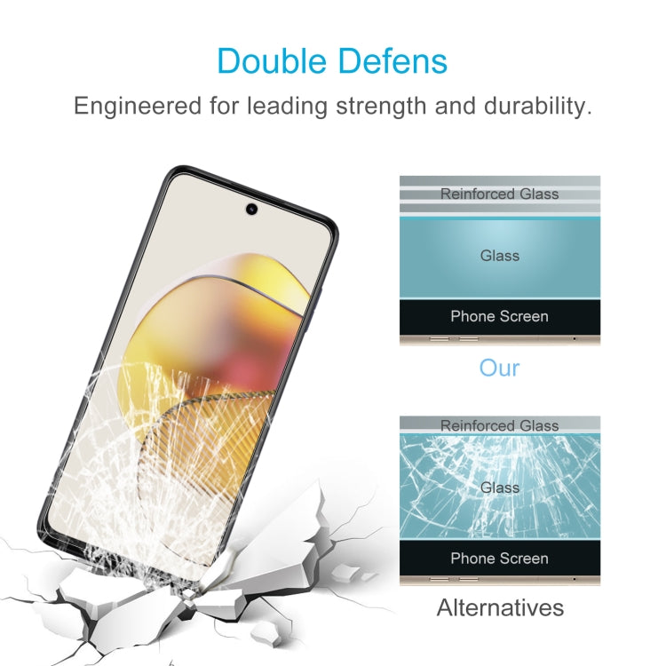 For Motorola Moto G73 10pcs 0.26mm 9H 2.5D Tempered Glass Film