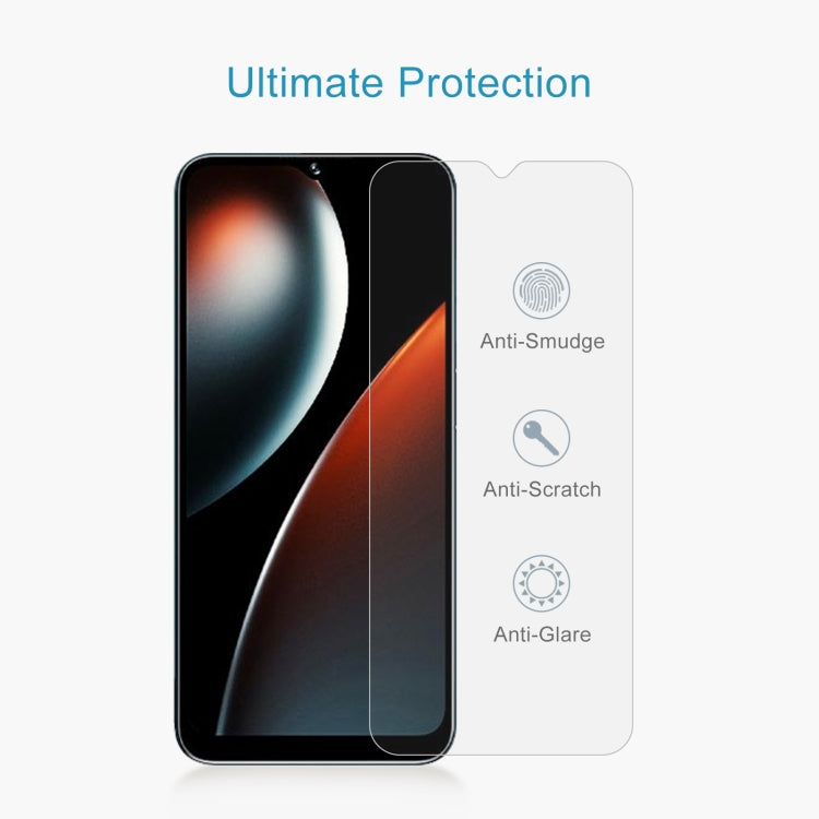 For BLU G52L 50pcs 0.26mm 9H 2.5D Tempered Glass Film