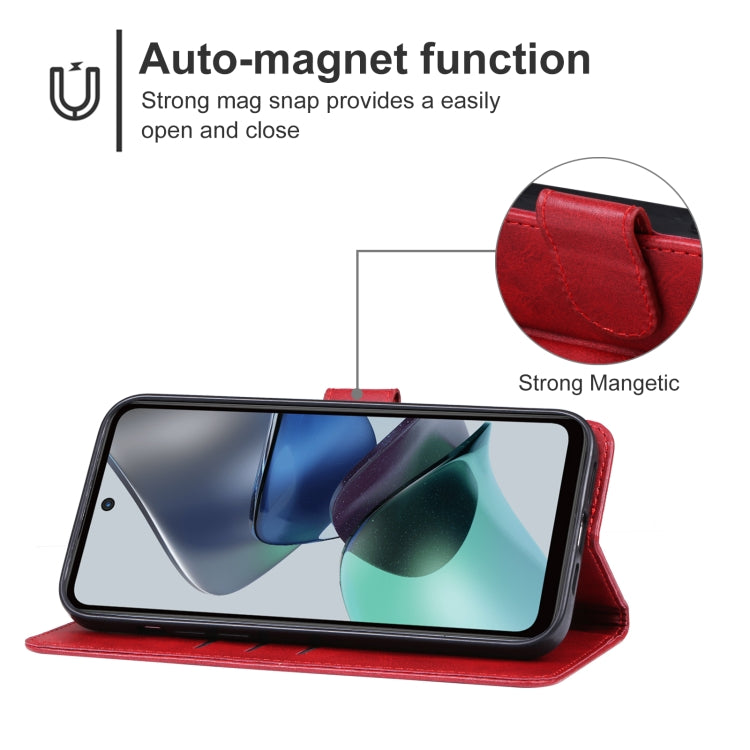 For Motorola Moto G23 Leather Phone Case