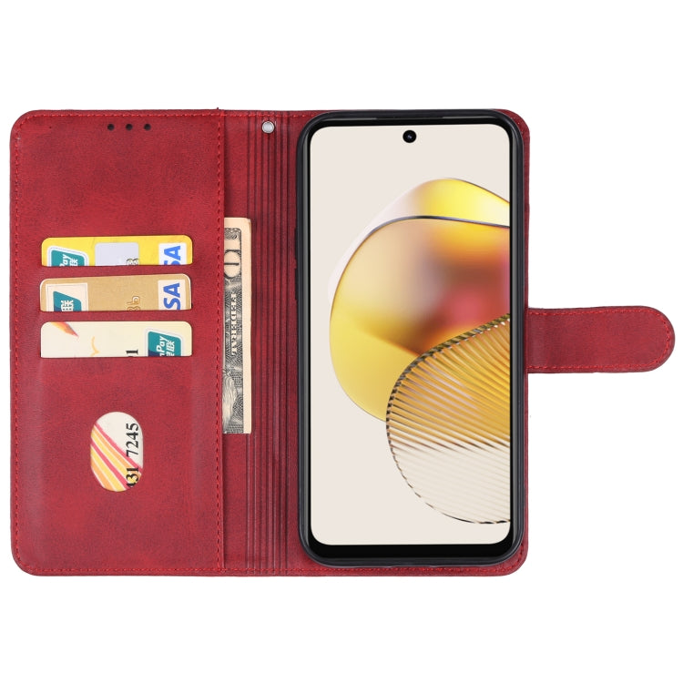 For Motorola Moto G73 Leather Phone Case