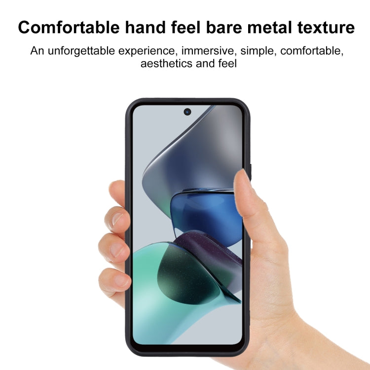 For Motorola Moto G23 TPU Phone Case(Black)