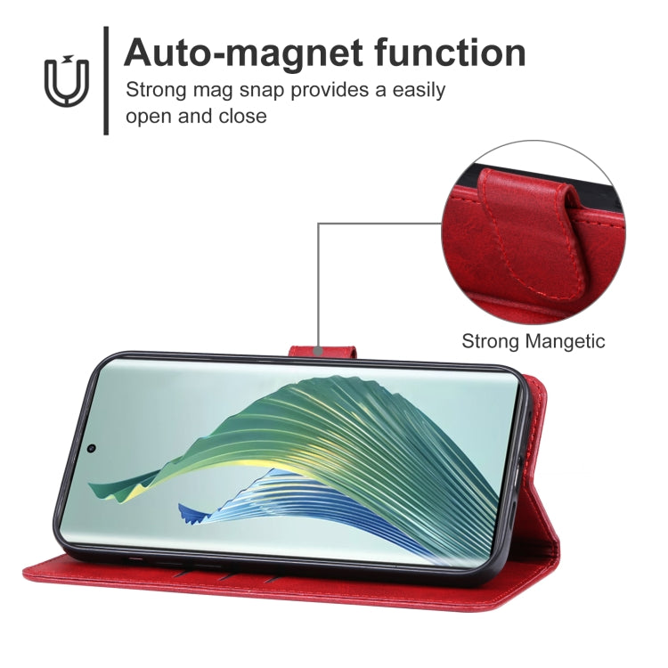 For Honor Magic 5 Lite Leather Phone Case