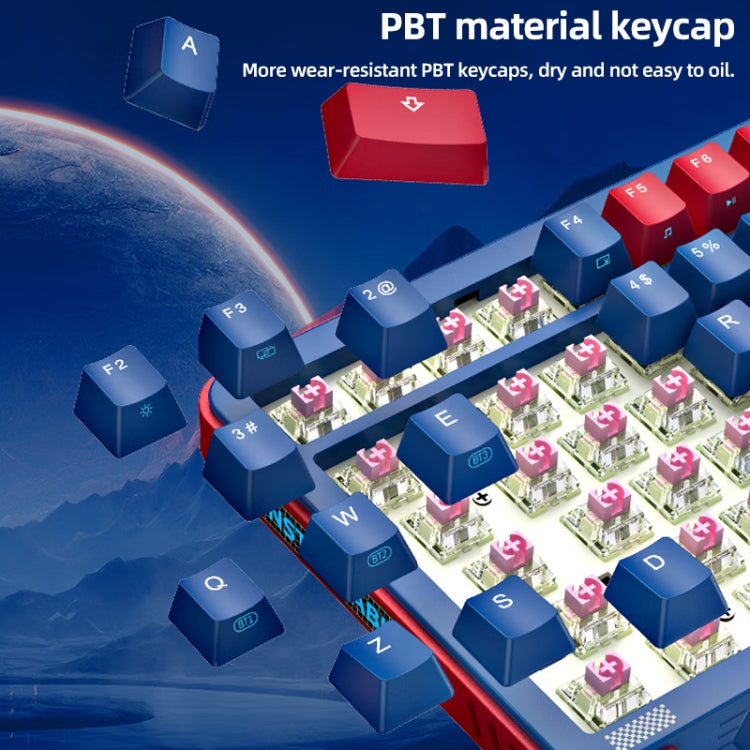 FOETOR Y98 Wireless 2.4G Multi-bluetooth Charging Gaming Keyboard