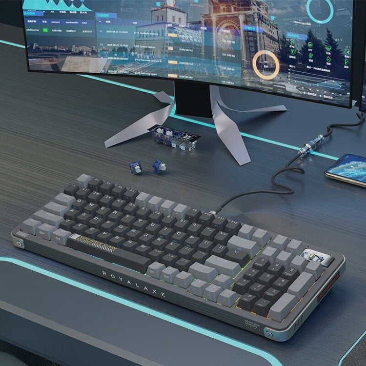 FOETOR Y98 Wireless 2.4G Multi-bluetooth Charging Gaming Keyboard