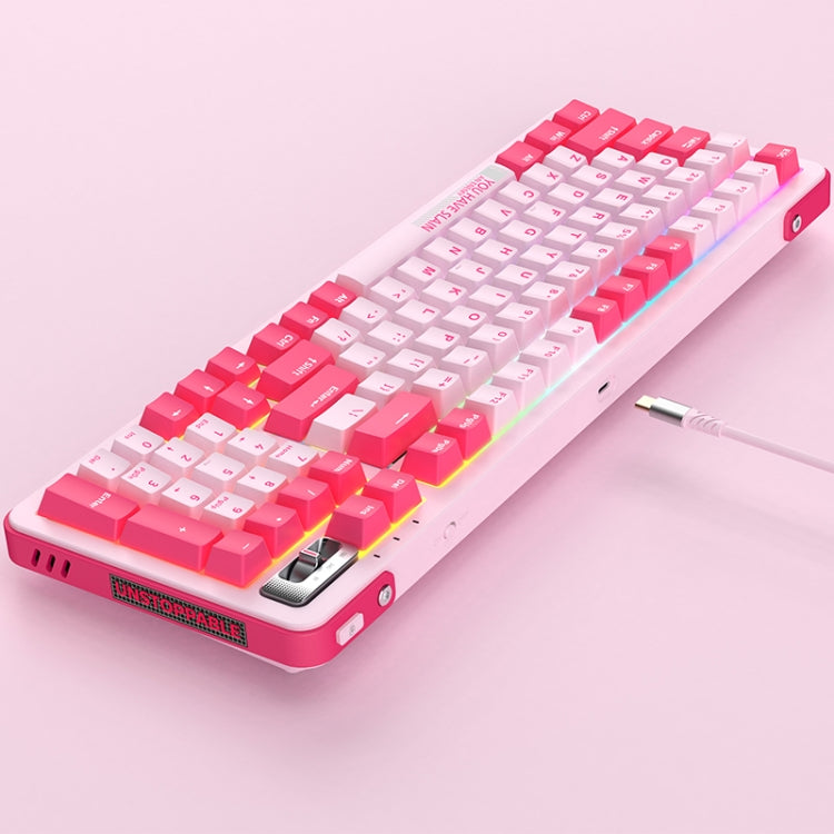 FOETOR Y98 Wireless 2.4G Multi-bluetooth Charging Gaming Keyboard