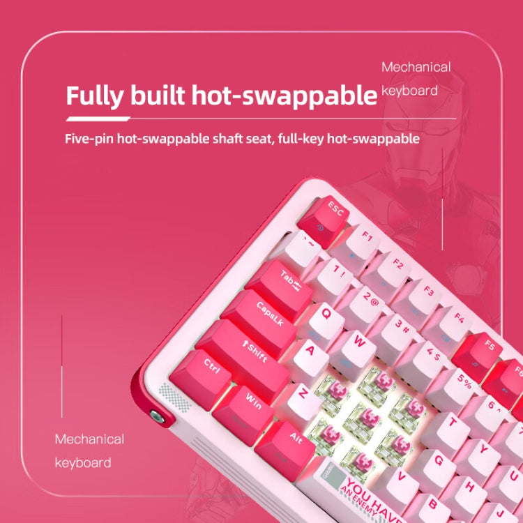 FOETOR Y98 Wireless 2.4G Multi-bluetooth Charging Gaming Keyboard