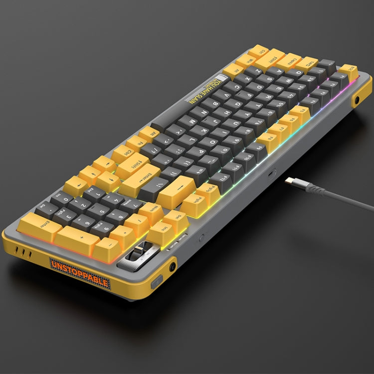 FOETOR Y98 Wireless 2.4G Multi-bluetooth Charging Gaming Keyboard