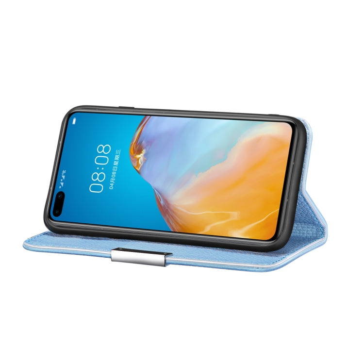For Huawei P40 Pro Litchi Texture Solid Color Horizontal Flip Leather Case with Bracket & Card Slots & Wallet & Lanyard