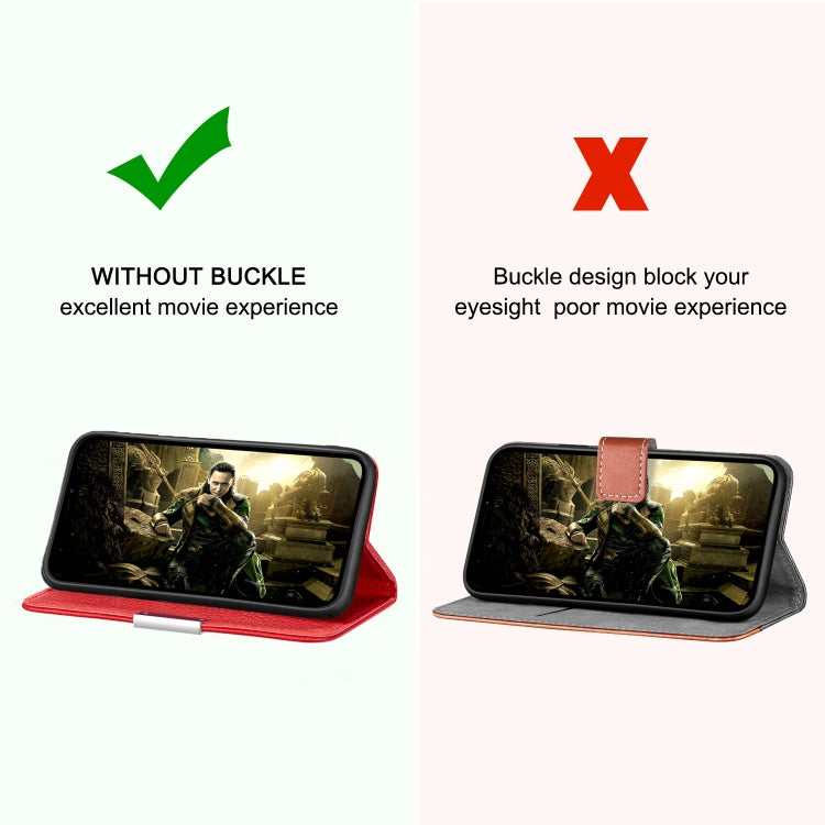 For Huawei P40 Pro Litchi Texture Solid Color Horizontal Flip Leather Case with Bracket & Card Slots & Wallet & Lanyard