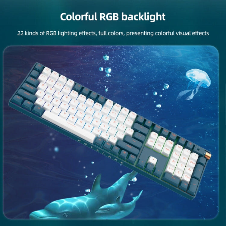 FOETOR R108 Wireless 2.4G Multi-bluetooth Charging Gaming Keyboard