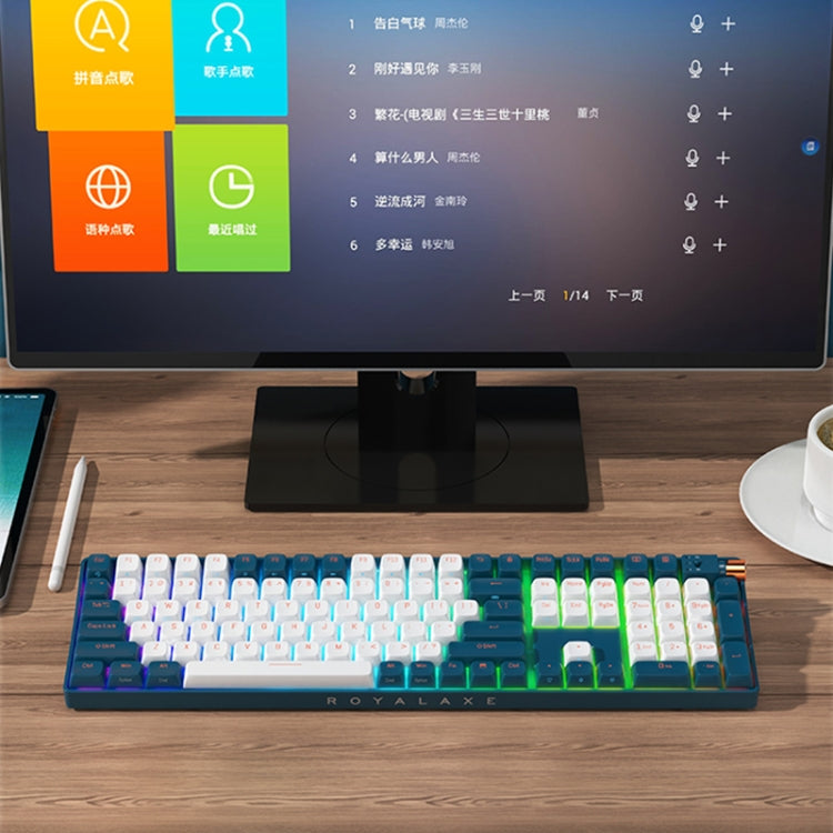 FOETOR R108 Wireless 2.4G Multi-bluetooth Charging Gaming Keyboard