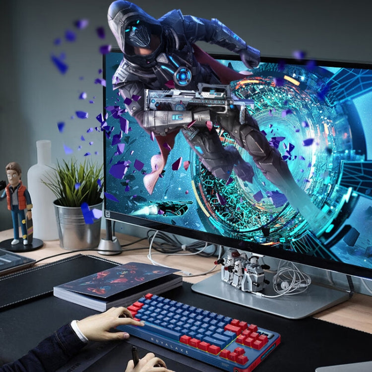 FOETOR Y87 Wireless 2.4G Multi-bluetooth Charging Gaming Keyboard