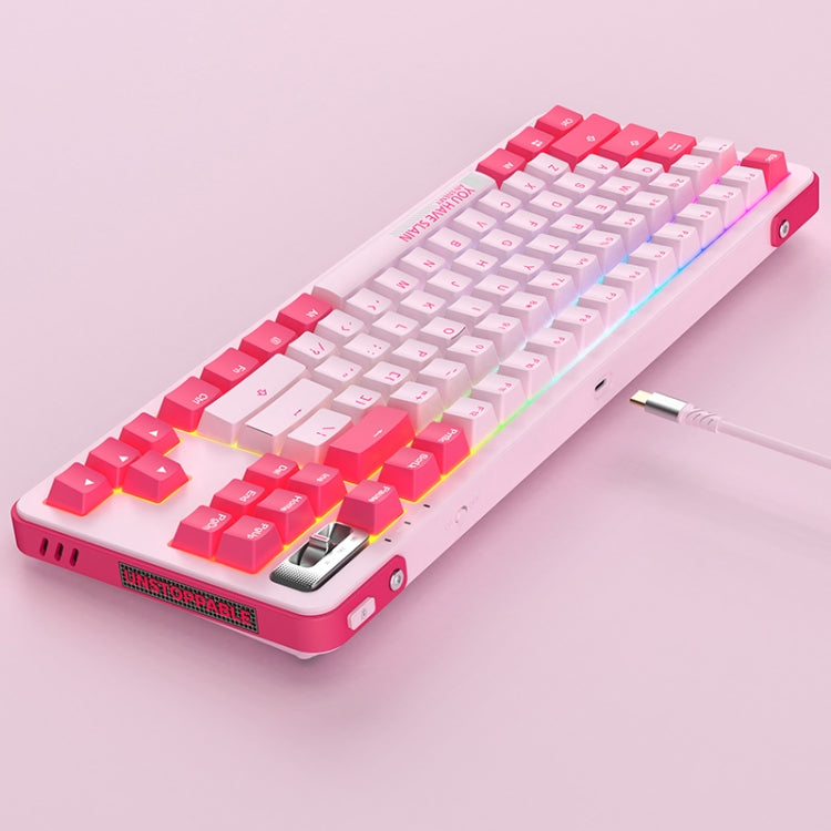 FOETOR Y87 Wireless 2.4G Multi-bluetooth Charging Gaming Keyboard