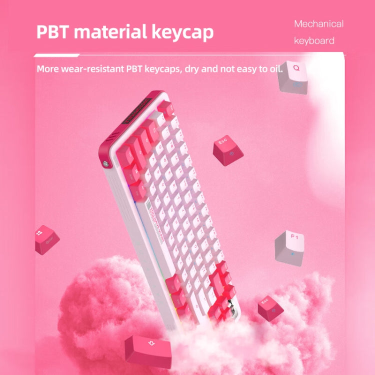 FOETOR Y87 Wireless 2.4G Multi-bluetooth Charging Gaming Keyboard