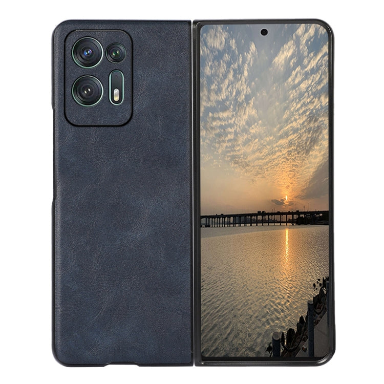 For OPPO Find N2 Cowhide Texture PU Phone Case