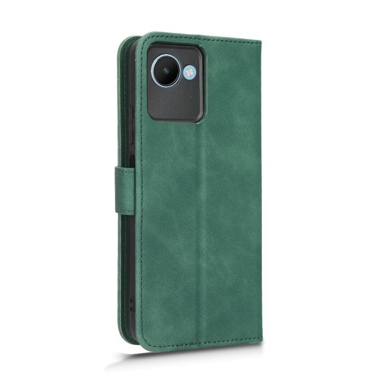 For Realme C30 / C33S Skin Feel Magnetic Flip Leather Phone Case