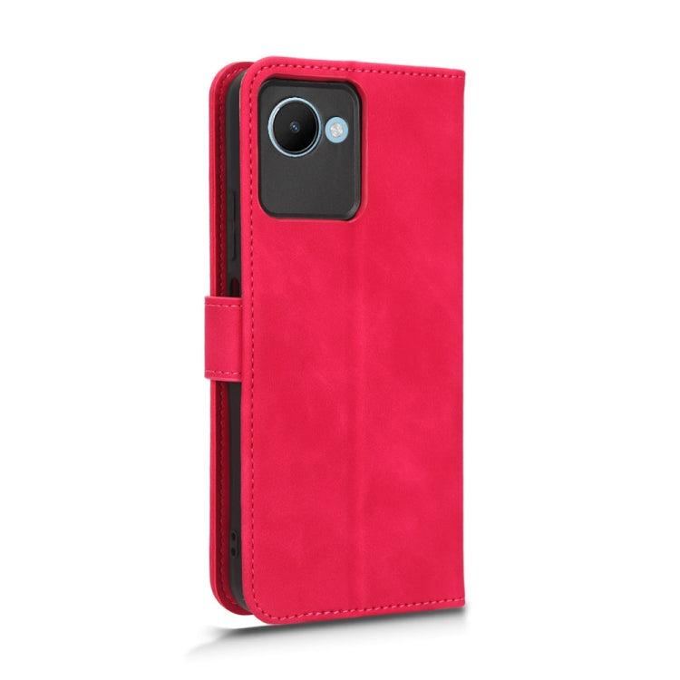 For Realme C30 / C33S Skin Feel Magnetic Flip Leather Phone Case