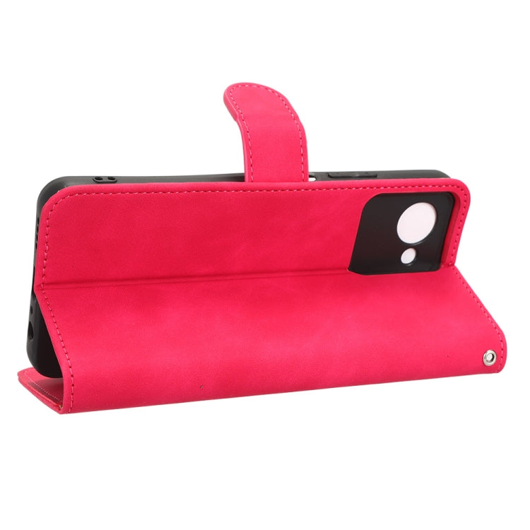 For Realme C30 / C33S Skin Feel Magnetic Flip Leather Phone Case