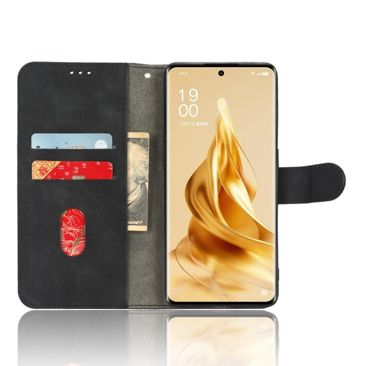For OPPO Reno9 / Reno9 Pro 5G Skin Feel Magnetic Flip Leather Phone Case