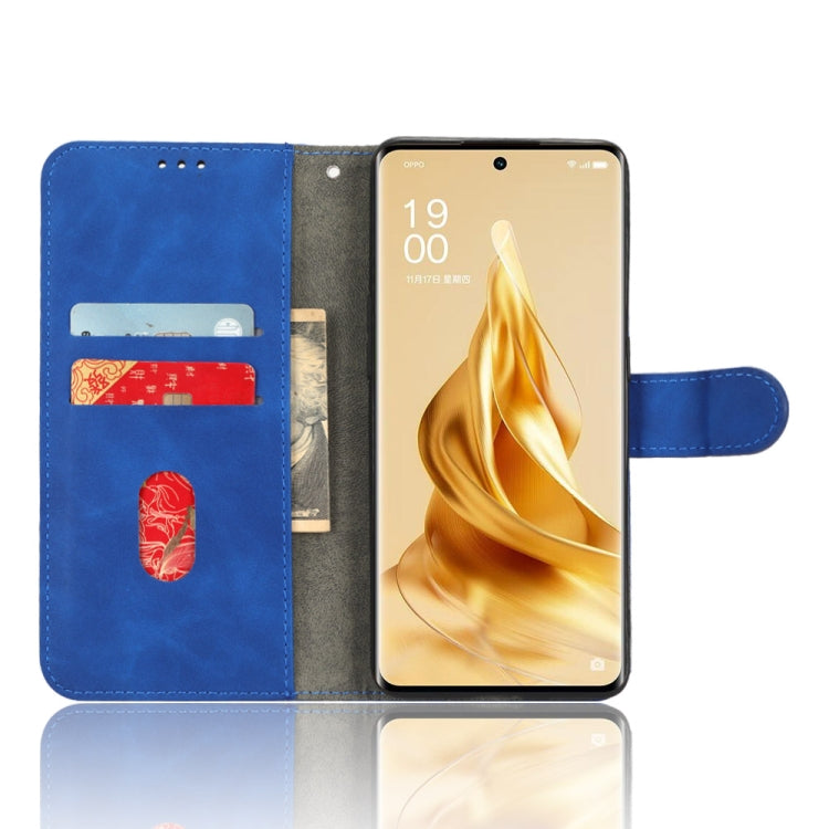 For OPPO Reno9 / Reno9 Pro 5G Skin Feel Magnetic Flip Leather Phone Case