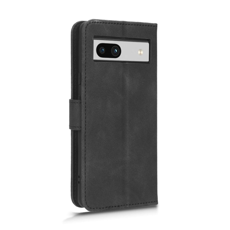 For Google Pixel 7a Skin Feel Magnetic Flip Leather Phone Case
