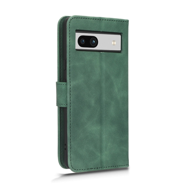 For Google Pixel 7a Skin Feel Magnetic Flip Leather Phone Case