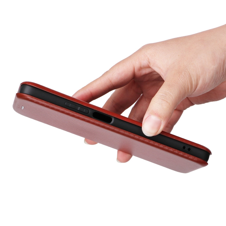 For Realme 10 Pro Carbon Fiber Texture Flip Leather Phone Case