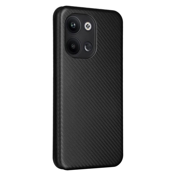 For OPPO Reno9 / Reno9 Pro 5G Carbon Fiber Texture Flip Leather Phone Case