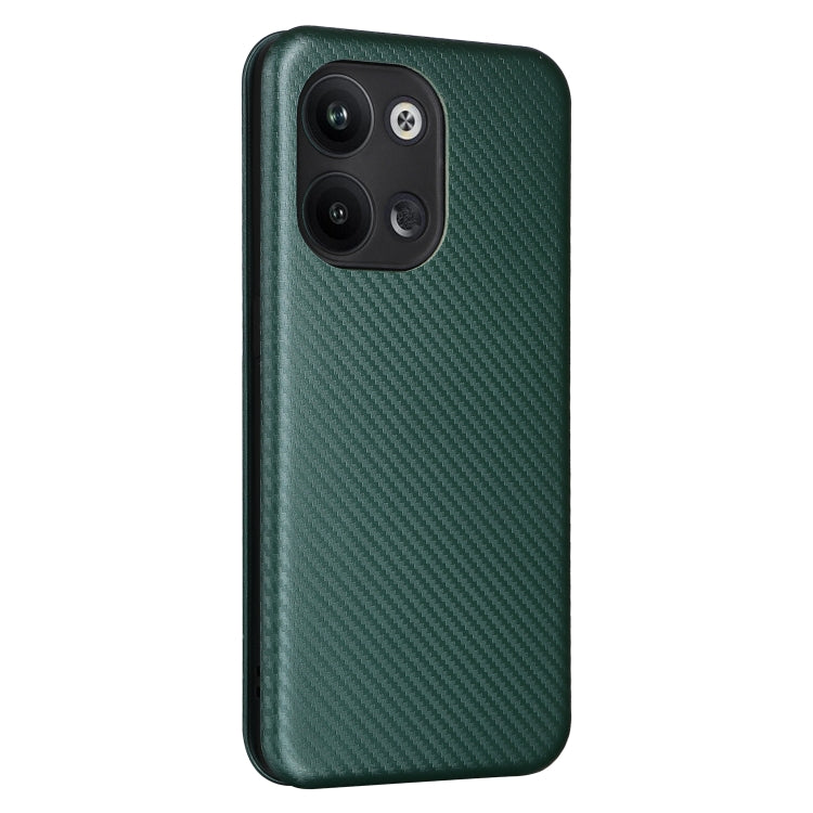 For OPPO Reno9 / Reno9 Pro 5G Carbon Fiber Texture Flip Leather Phone Case