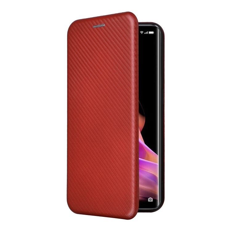 For OPPO Reno9 / Reno9 Pro 5G Carbon Fiber Texture Flip Leather Phone Case