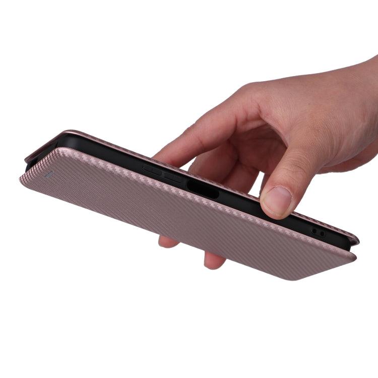 For TCL 40SE Carbon Fiber Texture Flip Leather Phone Case