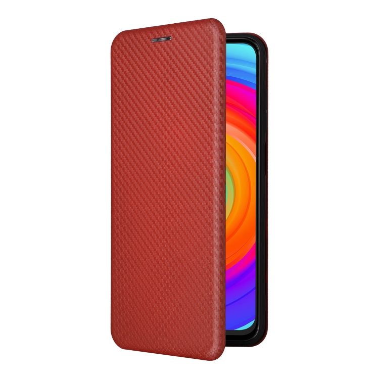 For Ulefone Note 14 Carbon Fiber Texture Flip Leather Phone Case