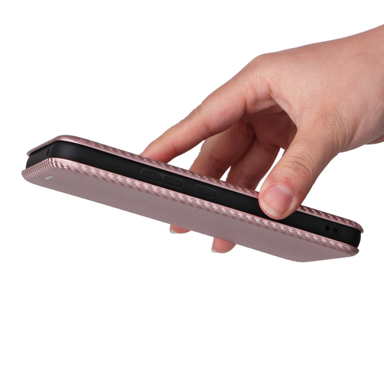 For Samsung Galaxy A34 5G Carbon Fiber Texture Flip Leather Phone Case